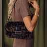 Beverly Faux Fur Crossbody in Leopard Image - 1