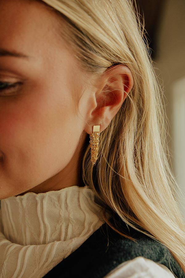 Sweet Link Dangle Earrings