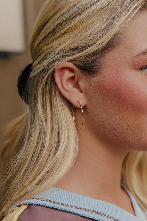 Couture Classic Hoop Earrings