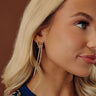 Glam Mindset Rhinestone Drop Earrings Image - 1