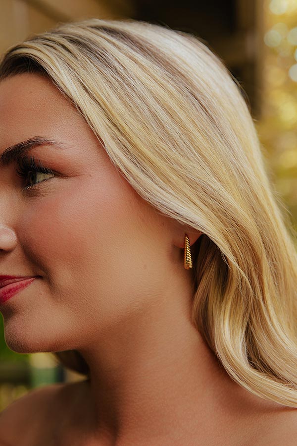 More Than Charming Hoop Earrings
