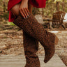 City Slicker Faux Suede Boot in Leopard Image - 1