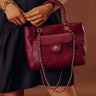 Kailani Faux Leather Quilted Tote Image - 1