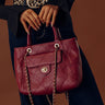 Kailani Faux Leather Quilted Tote Image - 1