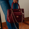 Kailani Faux Leather Quilted Tote Image - 1