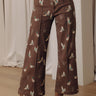 Mallard Mode High Waist Wide Leg Jean in Chocolate Image - 1