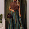 Date Night Out Faux Suede Top in Chocolate Image - 1