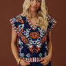 Coffee Shop Hangout Floral Vest Top Image - 1