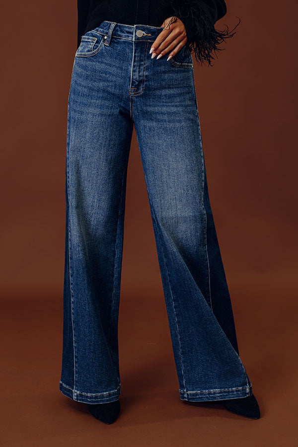 RISEN Lennon High Waist Wide Leg Jean