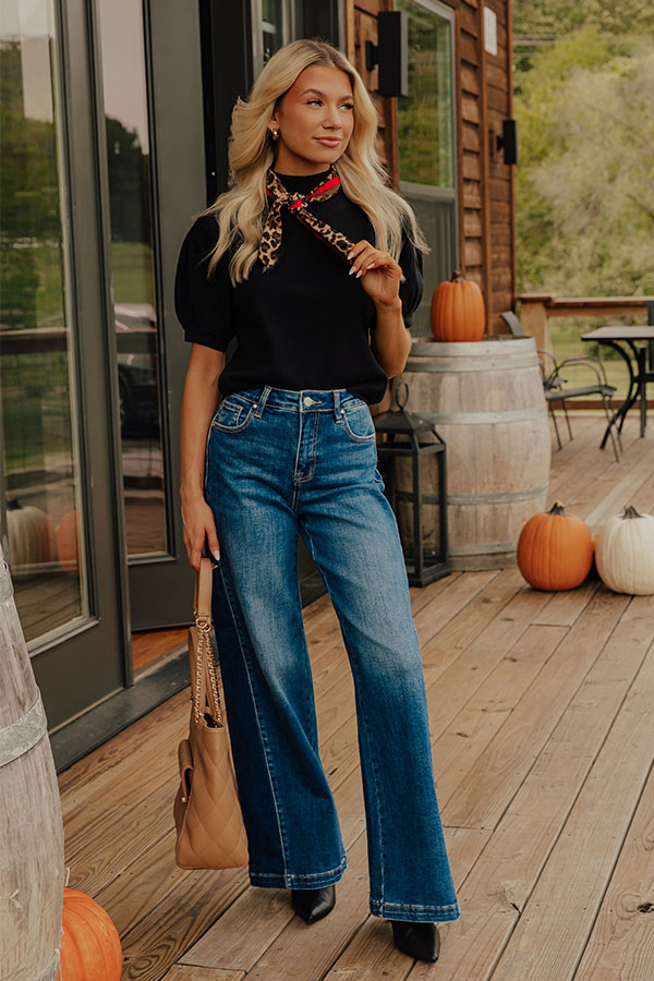 RISEN Lennon High Waist Wide Leg Jean Image - 1