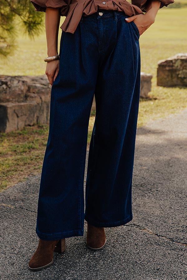 RISEN Reese High Waist Palazzo Jean Image - 2