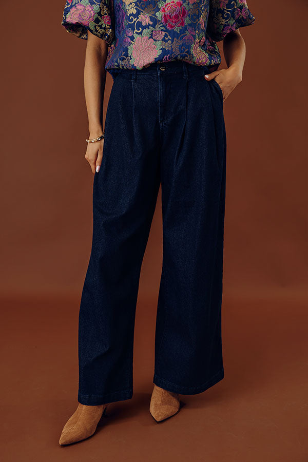 RISEN Reese High Waist Palazzo Jean Image - 2