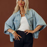 RISEN Carlie Crop Denim Jacket Image - 1