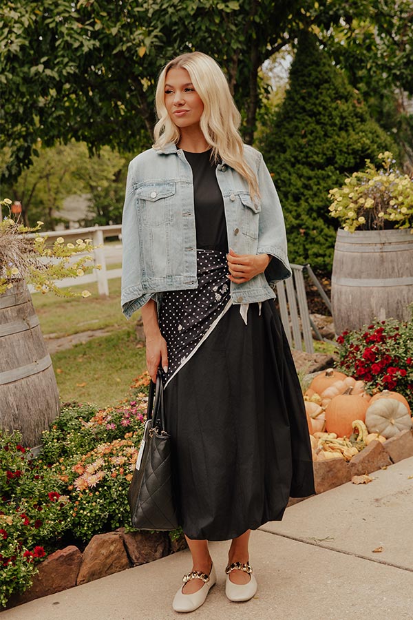 RISEN Carlie Crop Denim Jacket Image - 2