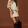 Bohemian Bliss High Waist Faux Suede Embroidered Mini Skirt Image - 1