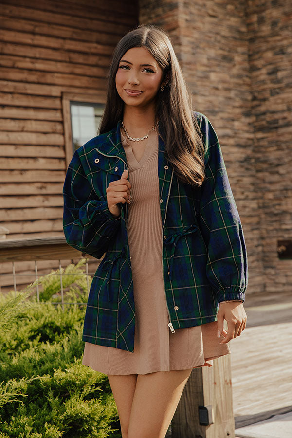 Plaid To Meet You Jacket Image - 1