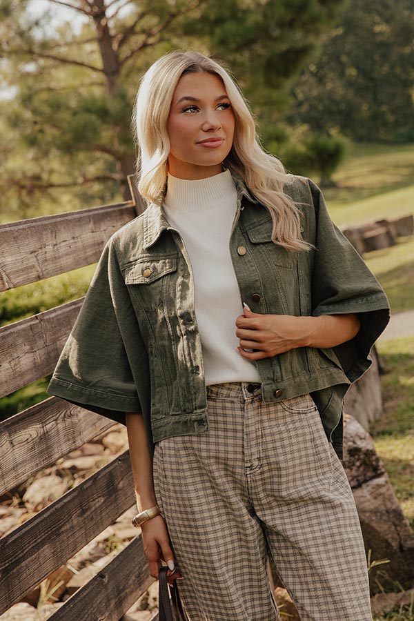 Bistro Charm Denim Jacket Image - 2