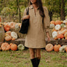 Manhattan Stroll Denim Mini Dress Image - 1
