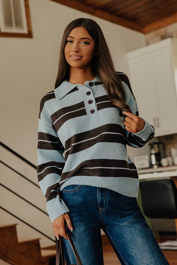 Cozy Haute Line Knit Sweater in Chestnut Image - 2