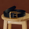 Fit Check Faux Leather Belt in Black Image - 1