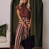 Coffee Shop Charm Knit Sweater Top in Chocolate Image - 1