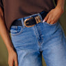 Classic Moment Faux Leather Belt in Black Image - 1