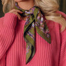Countryside Estates Satin Hair Scarf in Olive Image - 1