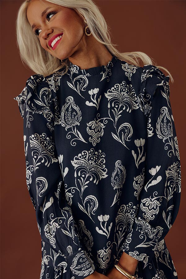 Kind Conversation Floral Mini Dress Image - 2