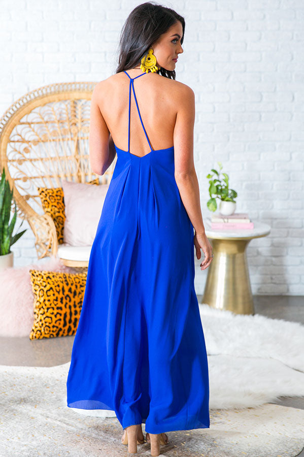 Hey Soul Sister Maxi Dress in Royal Blue Hey Soul Sister Maxi Dress in Royal Blue