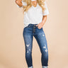 Weekday Chic Tee in White Image - 1