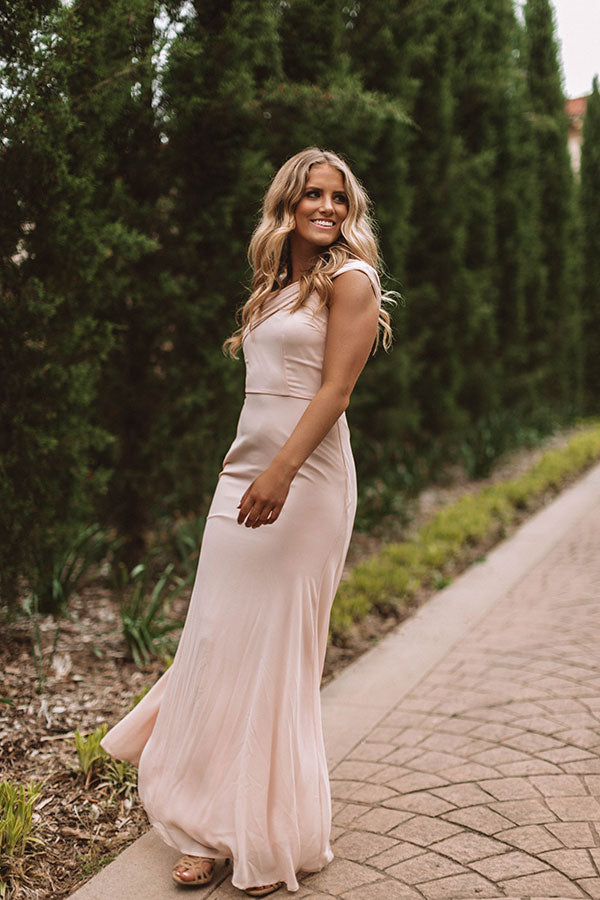 Setting The Tone Maxi Dress in Peach Impressions Online Boutique Setting The Tone Maxi Dress in Peach Impressions Online Boutique