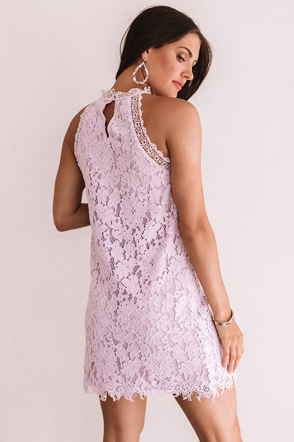 Give Me Butterflies Lace Shift Dress