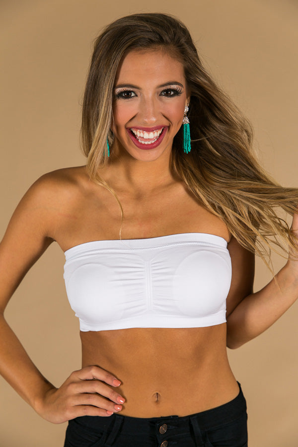 Everyday Essential Seamless Bandeau in White