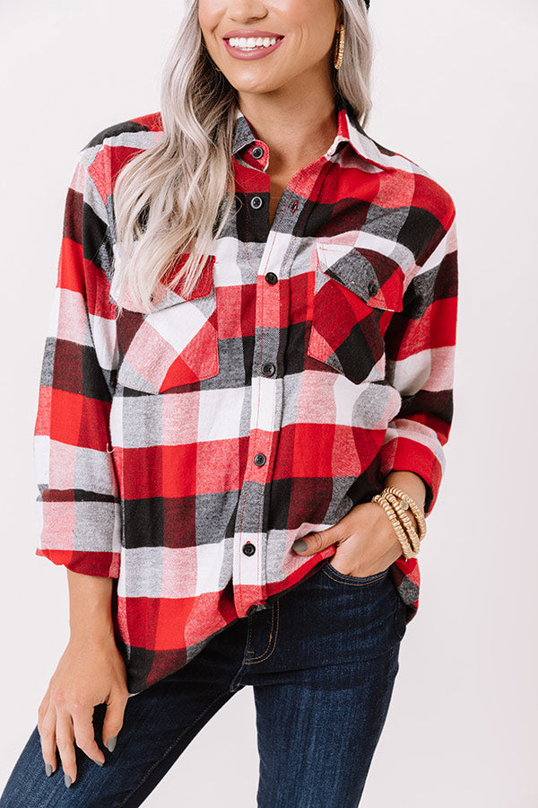 Cozy For Days Unisex Flannel in Fireside