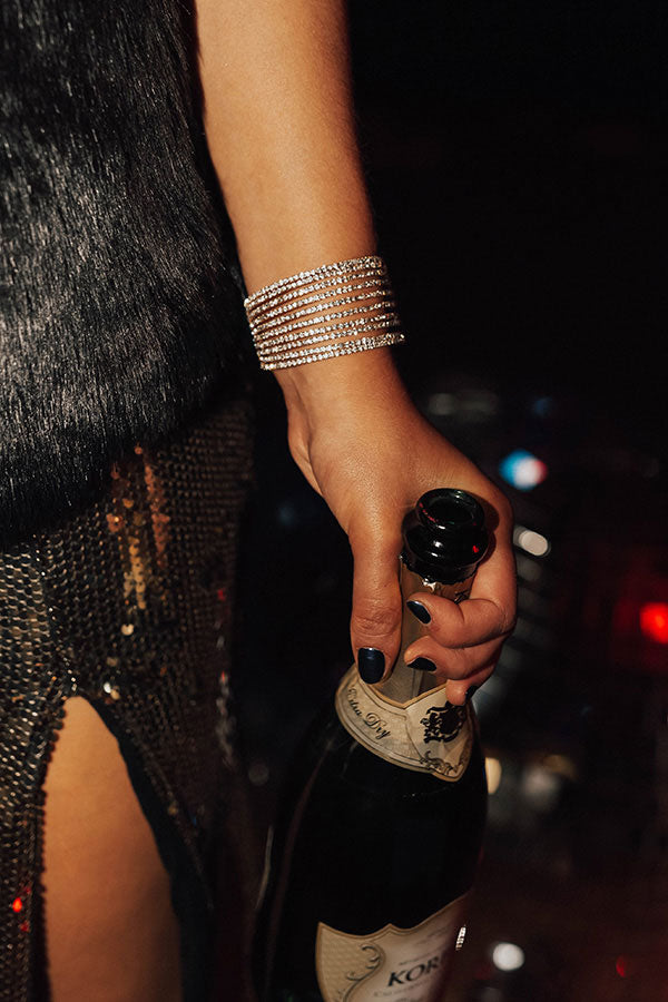 Alpine Ice Cuff Bracelet In Gold