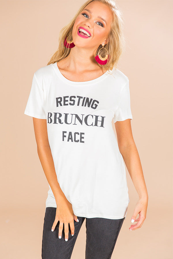 Resting Brunch Face Shift Tee
