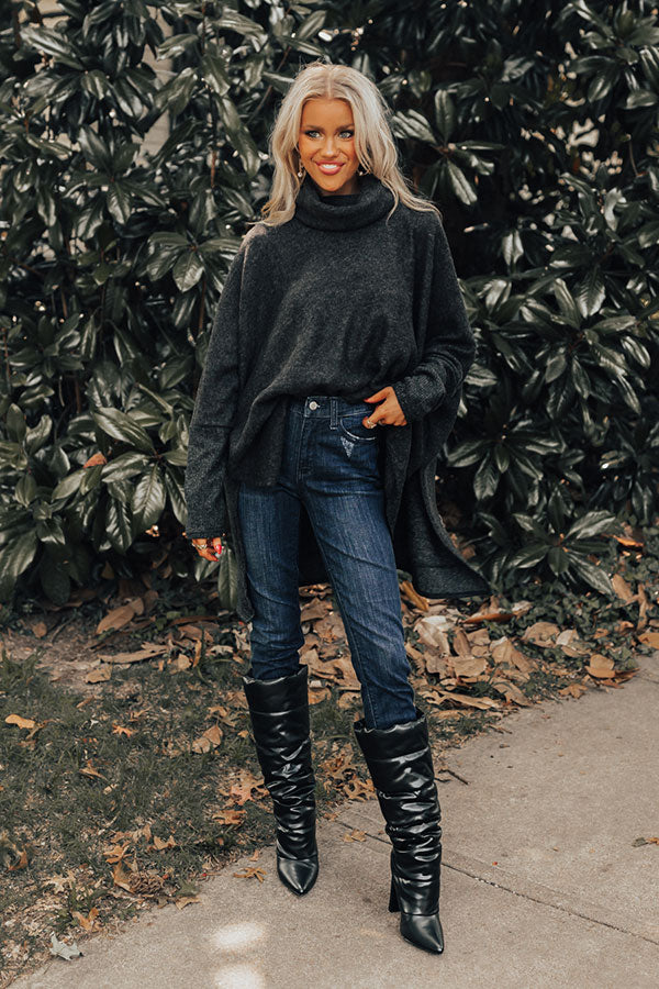 Cozy black sweater best sale