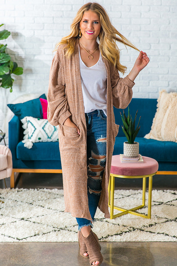 Office Party Duster Cardigan