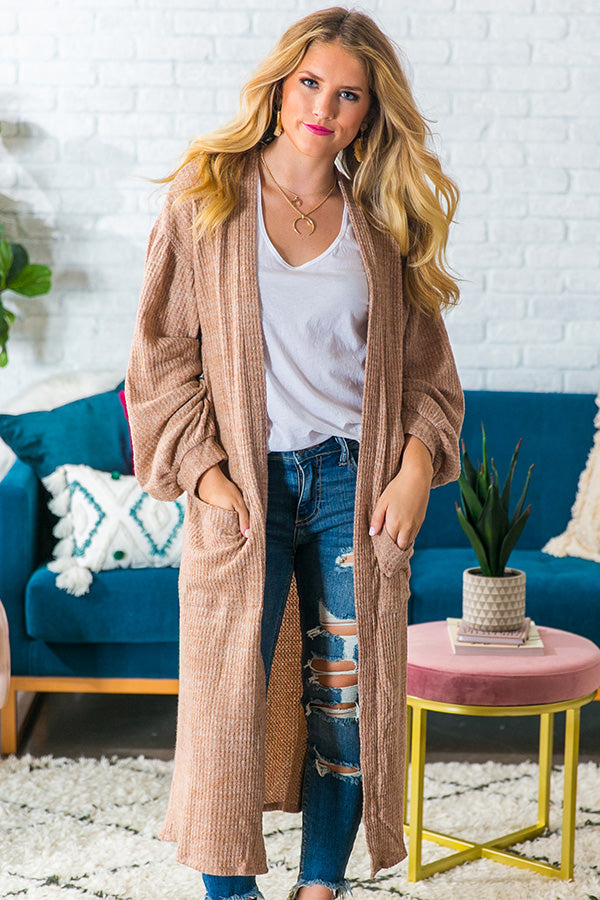 Office Party Duster Cardigan