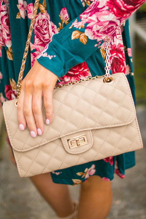 Modern Girl Quilted Purse in Birch