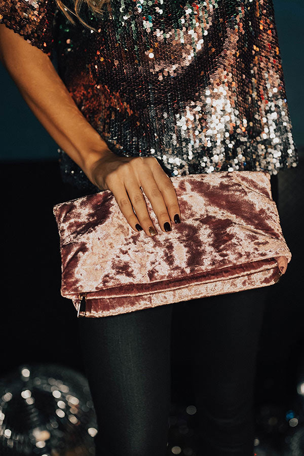 Bryant Park Velvet Clutch