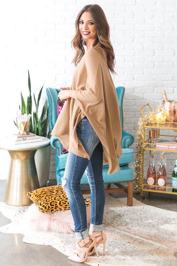 Sonoma Snuggles Tunic in Iced Mocha