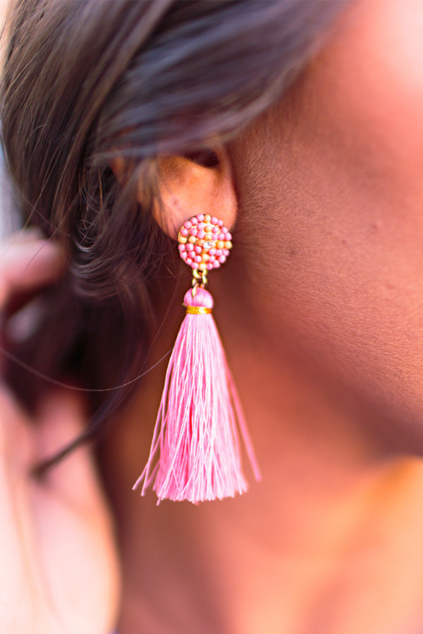 Feeling Extra Tassel Earring