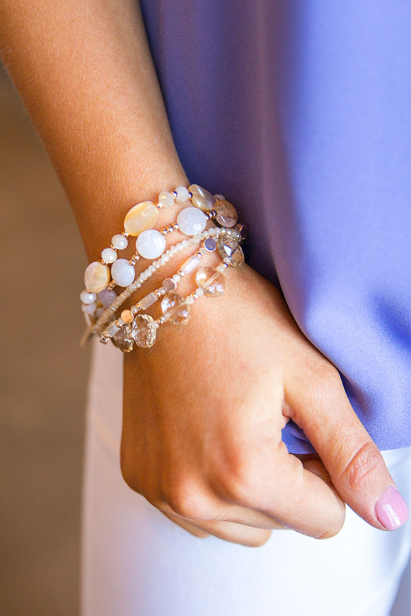 Wrap Party Bracelet In Birch