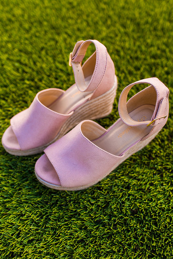 The Coco Wedge in Blush