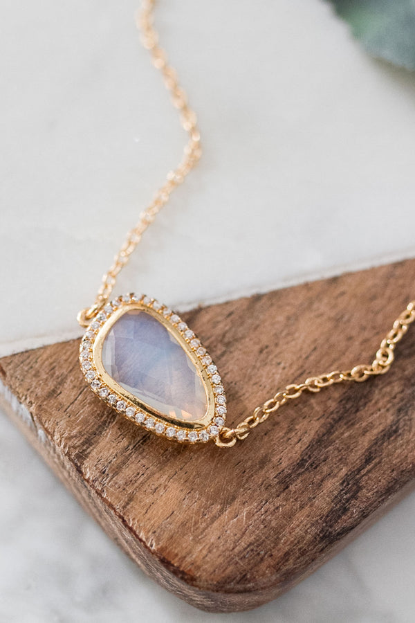 Mimosa Morning Necklace In Clear