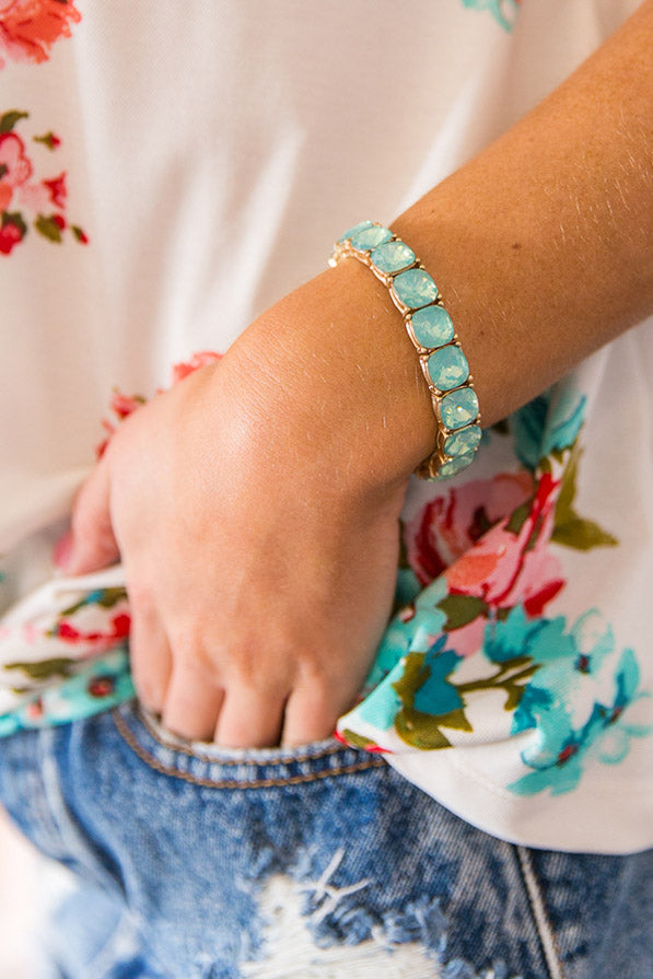 Gleam On Bracelet In Ocean Wave