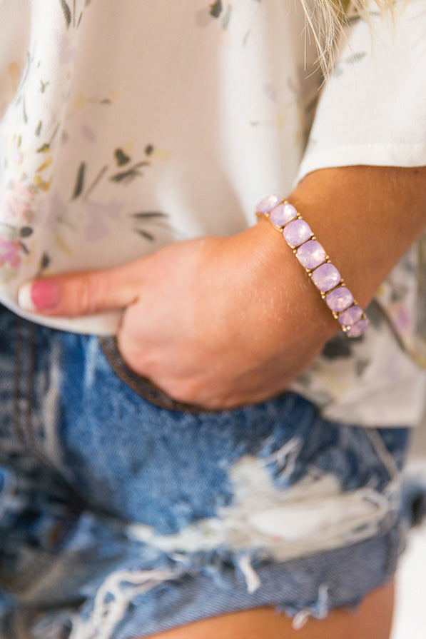 Gleam On Bracelet In Blush