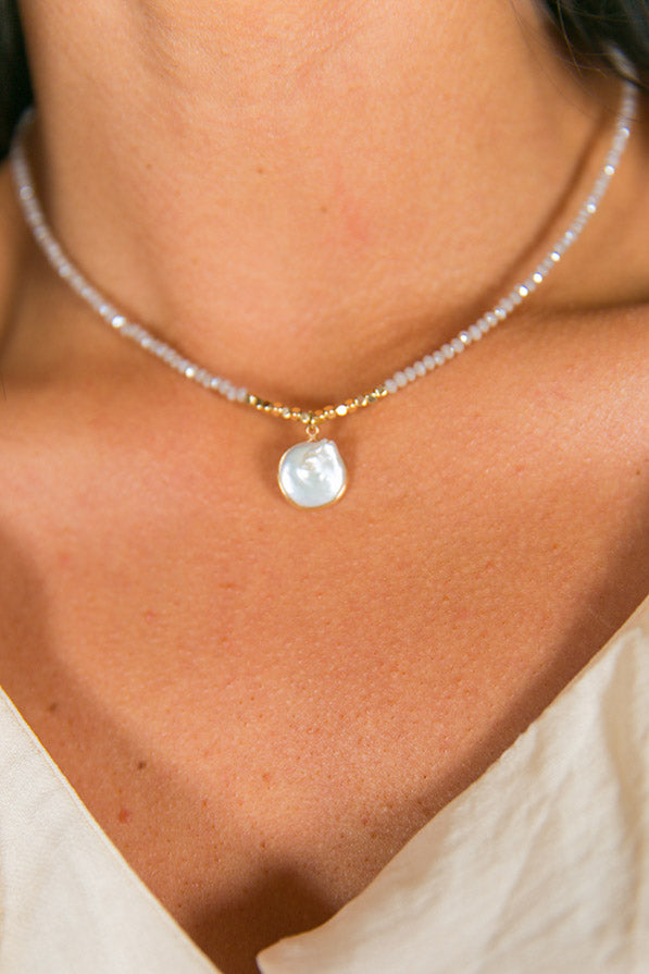 Midnight in Santorini Necklace