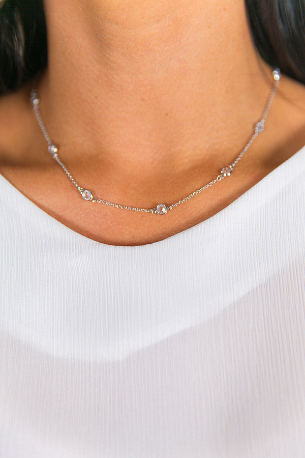 Endless Love Necklace in Silver